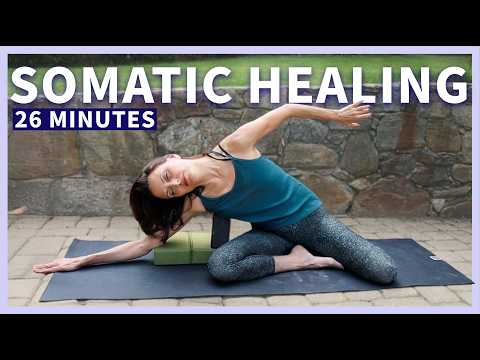 Regulate Your Nervous System | Somatic Yin Yoga for Vagus Nerve Stimulation + Cortisol Drain 25 mins