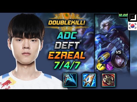 Deft Adc Ezreal Build Essence Reaver First Strike - Ezreal Adc vs Aphelios - LOL KR 12.22