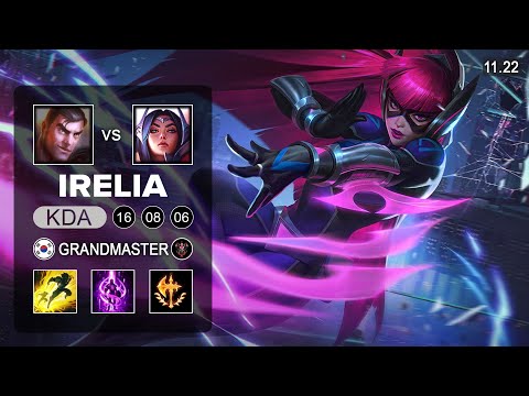 Irelia Top vs Jayce - KR Grandmaster - Season 11 Patch 11.22