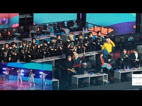 방탄소년단 X 세븐틴 React to (아이즈원, 스트레이키즈 무대) (길+ 뱅뱅뱅 +행복 +MIROTIC ) GDA