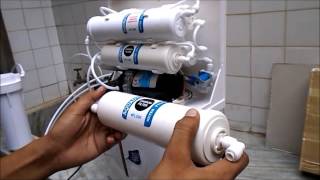 Filter cartridges Installation & RO service - Two Carbon and One sediment filter