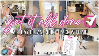 2024 GET IT ALL DONE WITH ME MOTIVATION! YOU CAN DO IT!! + FREE VACATION PRINTABLE