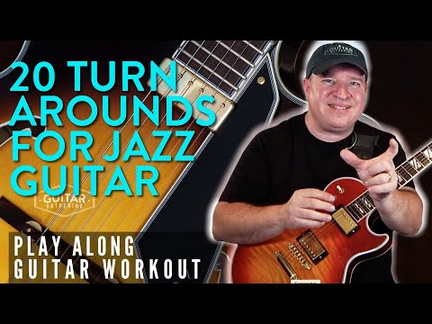 20 Turnarounds for Jazz Guitar Play Along Guitar Workout
