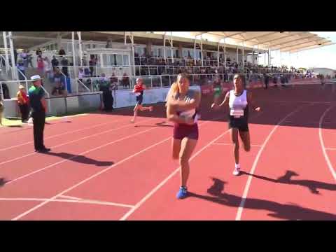 U13 Womens 80m Hurdles - Heat 2 - 2018 Coles Little Athletics Championships