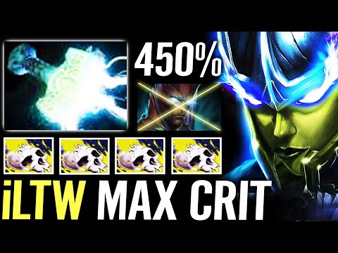 🔥 iLTW Phantom Assassin Mjollnir 450% Crit — 600AS MAX Electric Hard Counter Terrorblade Dota 2 Pro