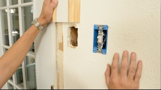 Trim Carpentry - How to Move an Electrical Outlet/Switch