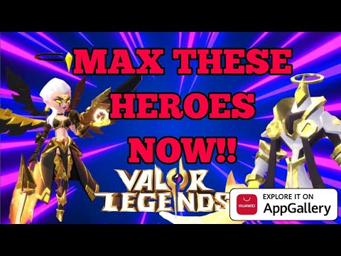 First HEROES to MAX! Cheat Code Heroes! Valor Legends ( Appgallery Promo 30% Discount! )