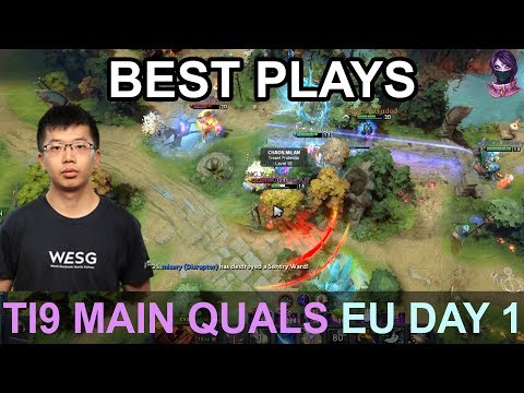 TI9 BEST PLAYS Main Quals EU DAY 1 Highlights Dota 2 by Time 2 Dota #dota2 #ti9