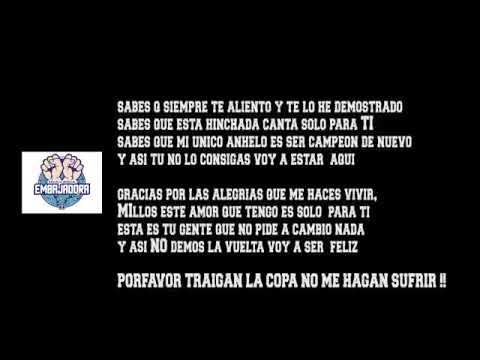 "PRIMER SENCILLO DE LA #EscuelaMusicalEmbajadora" Barra: Comandos Azules &bull; Club: Millonarios