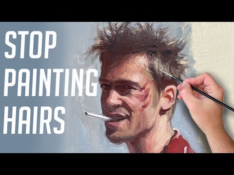 The Trick To Painting Any Length Of Hair