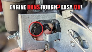 Cub Cadet with Kawasaki Engine Runs Rough - How to Fix