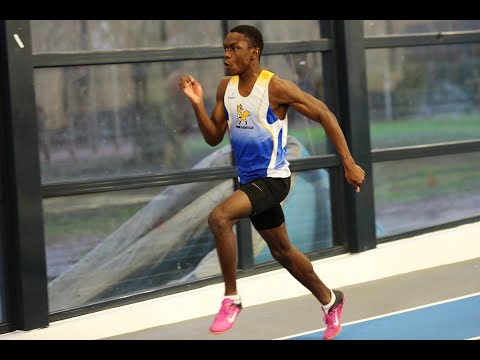 22''83: LAMEYRE Nicolas (200m JUM F7) Championnats Rég. en salle CA-JU (J1) EAUBONNE, 26 Jan 2019