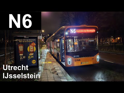U-OV lijn N6: Utrecht - Nieuwegein - IJsseltein  | Transdev Utrecht | Transdev 9647 | 2026