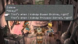 Final Fantasy IX Easter Egg: Zidane is stubborn