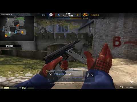 POV - KennyS (G2)(24-16) vs fnatic / cbble / ECS Season 4 Europe