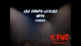 NOFX - Champs-élysées [karaoke]