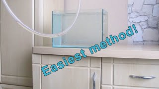 How to drain water from fish tank? Easiest method!