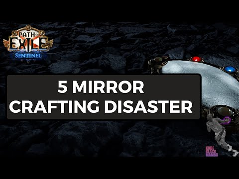 [PoE 3.18] 5 Mirror Crafting Disaster - Recombinators sometimes fail...