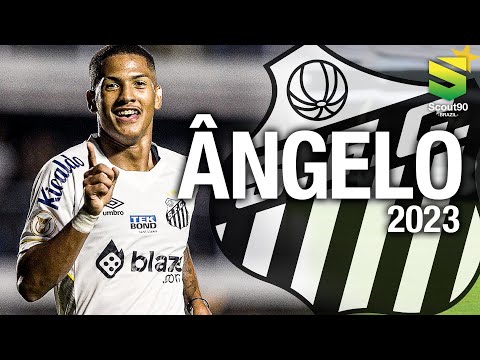 Ângelo Gabriel 2023 - Dribles, Passes & Gols - Santos | HD