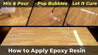 How To Apply Epoxy on a Tabletop