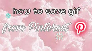 Download lagu How To Download Pinterest Video & GIF Image in mobile Gallery | how to download gif from pinterest mp3