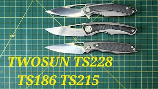TWOSUN(S) TS228, TS186, TS215 comparing siblings,  SELF DEFENSE / COMFORT / ERGO / PRICE & MY TOP ⛏️