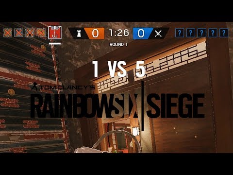1v5 kapkan Clutch ACE : Rainbow Six® Siege