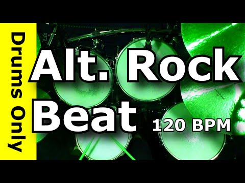 Backing Track - Alternative Rock Drum Beat 120 BPM - JimDooley.net