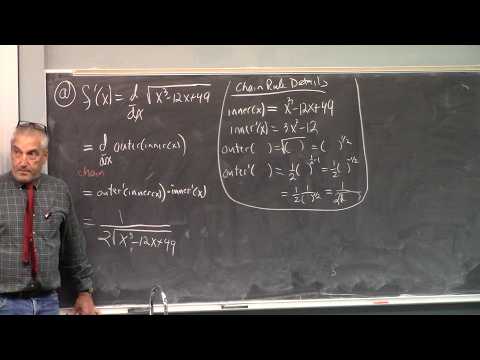 Wed Sep 23, 2026 Lecture (L12) Stewart Sect. 2.5 The Chain Rule