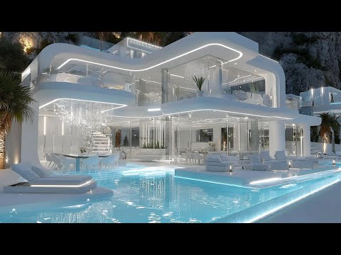 Ultra-Modern Luxurious Multimillion Mega Mansion with Beautiful Unique Designs.