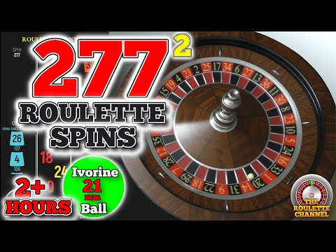 Day 3: 277² Roulette Spins - Ivorine Ball 21mm - Black Scoreboard - 2+ Gambling Hours
