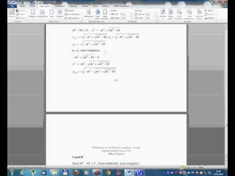 Algebra pentru clasa a X-a - Lectia 47 - Ecuatii bipatrate