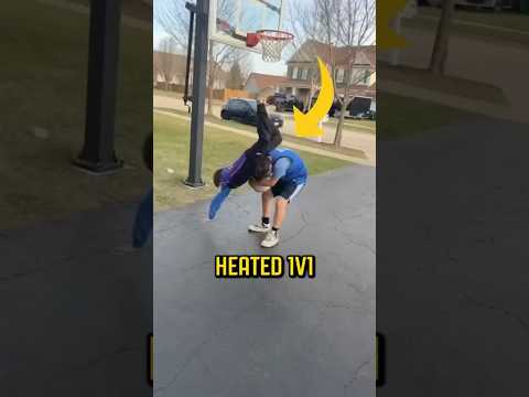 This 1v1 got HEATED 😳🏀