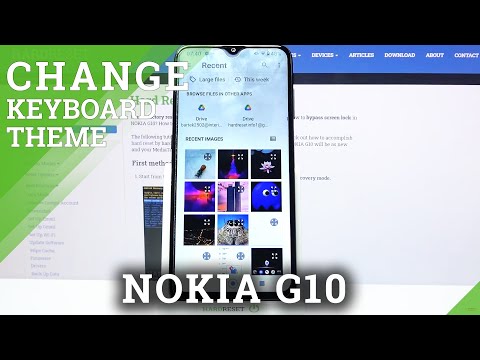 How to Personalize Keyboard Theme on NOKIA G10 - Customize Keyboard Theme