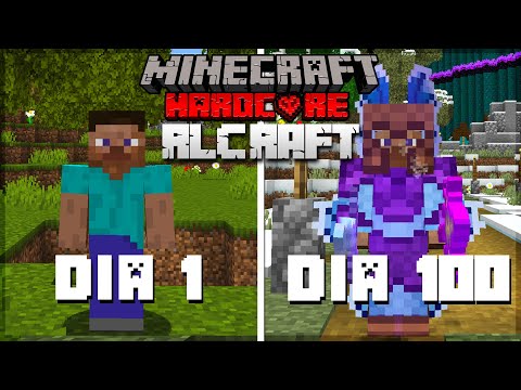 SOBREVIVI 100 DIAS NO MODPACK MAIS HARDCORE DO MINECRAFT RLCRAFT - O FILME