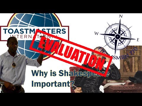 **EVALUATION** Why Shakespeare is Important **EVALUATION**
