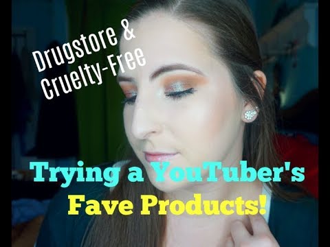 GRWM| Trying Out a YouTuber's Favorite Drugstore Makeup! (Collab)
