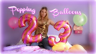 Balloon Popping  23 Ways To Pop  ASMR