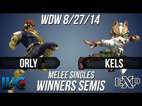 WDW 8/27/14 - ORLY (Falcon) vs. Kels (Fox) Melee Singles Winner's Semis