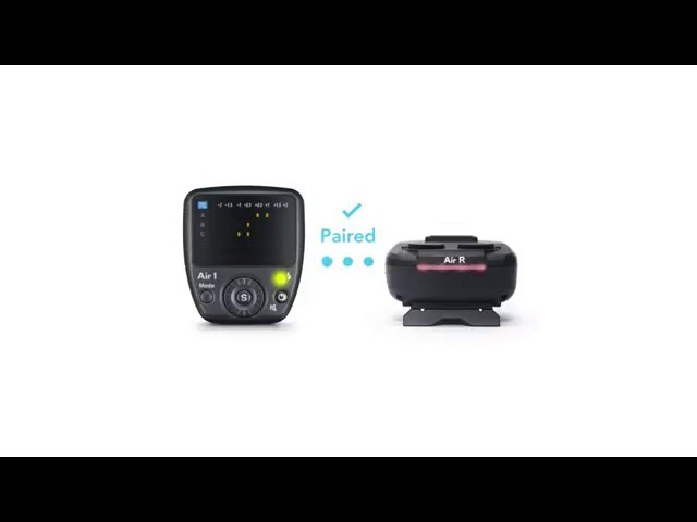 Video teaser for Nissin Digital - pair my Commander Air 1 and Receiver Air R