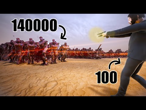 Can 100 John Wick defeat 140000 Thanos? - UEBS2 (4K)