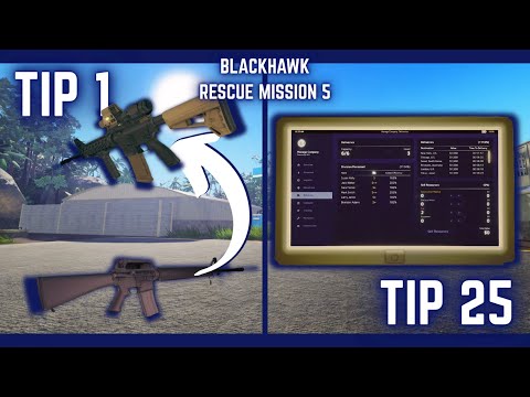 25 TIPS and TRICKS for ALL PLAYERS | Blackhawk Rescue Mission 5