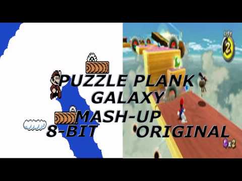 Super Mario Galaxy 2 - Puzzle Plank Galaxy 8-Bit VS Original (MASH UP)