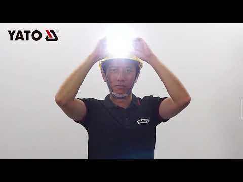 Ліхтар YATO COB-діодний на чоло, акум. 3,7 В, 800 Lm, датчик руху