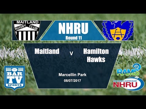 2017 RAMS NHRU Round 11 Premier 1 - Maitland v Hamilton Hawks