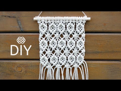 Macrame ABC pattern sample 17