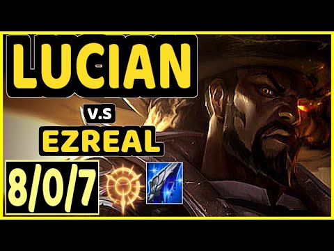 INNAXE (LUCIAN) vs EZREAL - 8/0/7 KDA BOTTOM ADC CHALLENGER GAMEPLAY - EUW