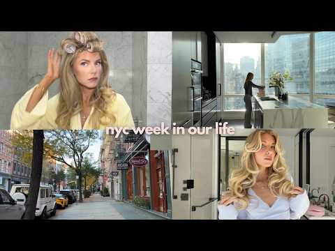 nyc week in our life | photoshoot, seeing friends, panel + more