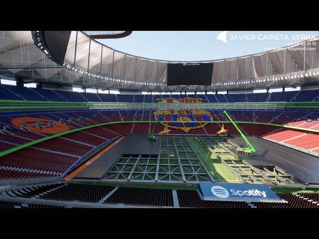 Vídeo relacionado con MOCIWORLD - FC Barcelona Bloc de Notas + Escultura en 3D del Estadio Spotify Camp NOU. Descubre el Monumento a Medida Que arrancas Hojas