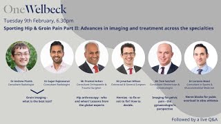 Sporting Hip & Groin Pain Part II: Advances in imaging and treatment across the specialties